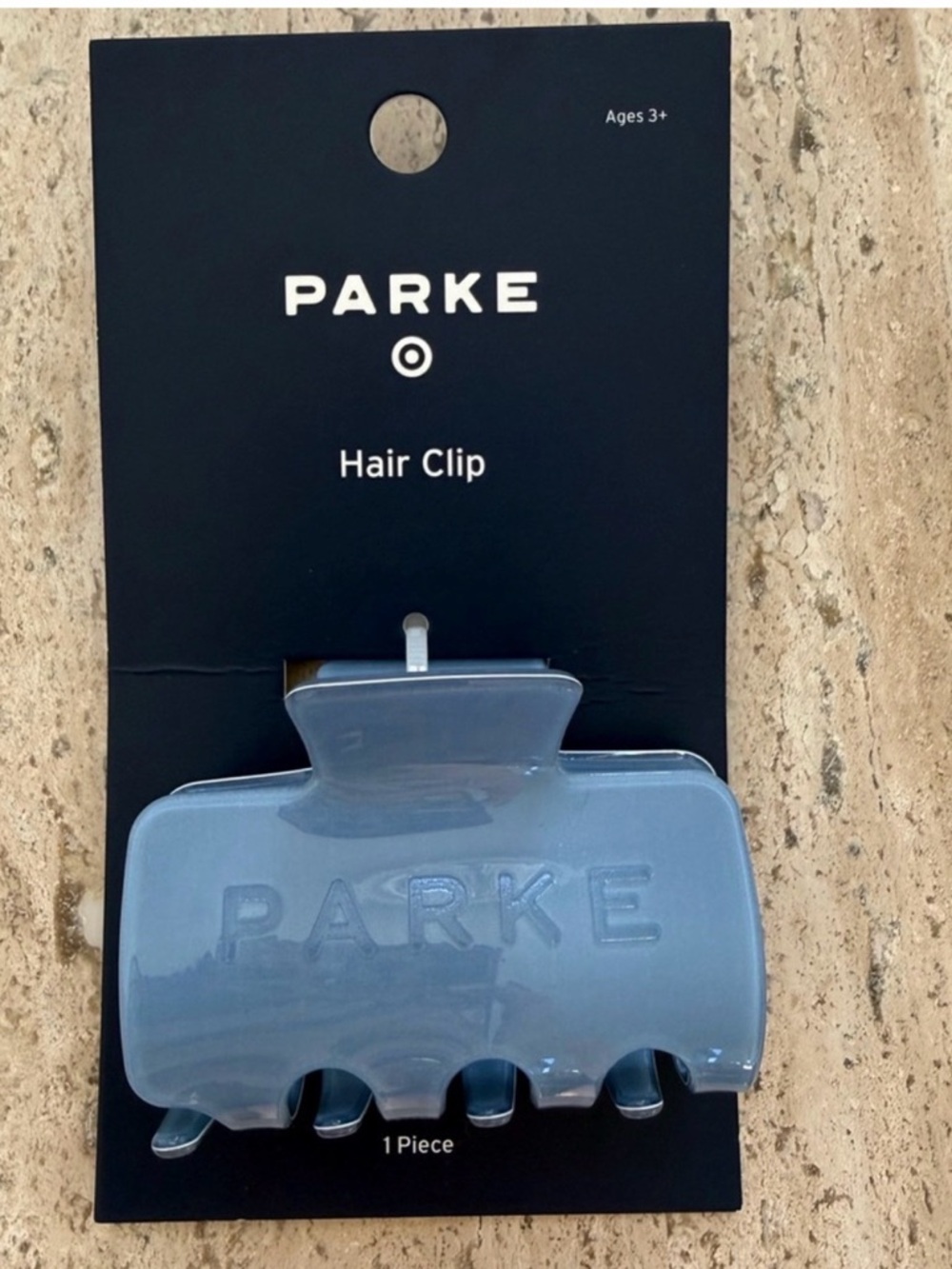 PARKE Blue Hair Clip - Glossy Blue Claw Clip